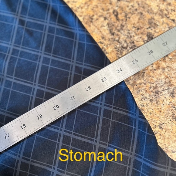 NWT Jos. A. Bank Men’s Leadbetter Golf Performance Polo Shirt Black Plaid XL - Picture 12 of 14